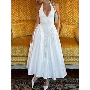 Halter Neck Maxi Dress